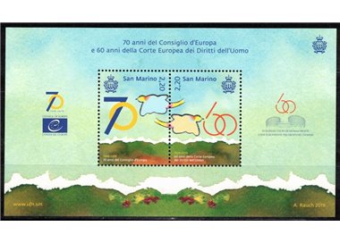 SAN MARINO 2019 Council of Europe s/s MNH**