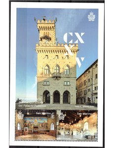 SAN MARINO 2019 Public Palace s/s MNH**