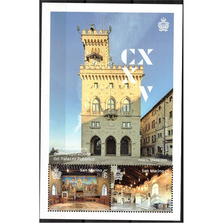 SAN MARINO 2019 Palazzo Pubblico BF MNH**