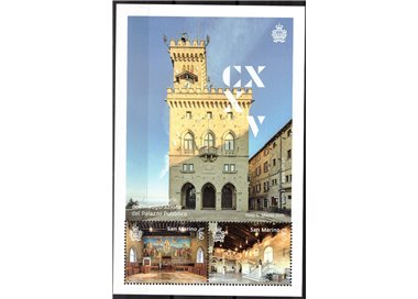 SAN MARINO 2019 Public Palace s/s MNH**