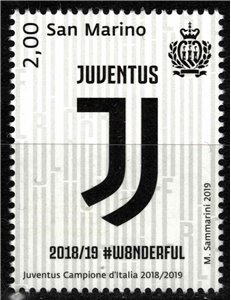 SAN MARINO 2019 Juventus Campione d'Italia MNH**