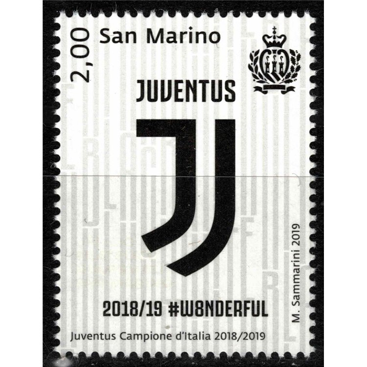 SAN MARINO 2019 Juventus Italian Champion MNH**