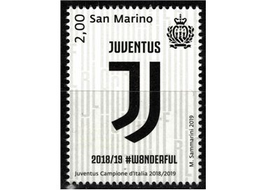 SAN MARINO 2019 Juventus Italian Champion MNH**