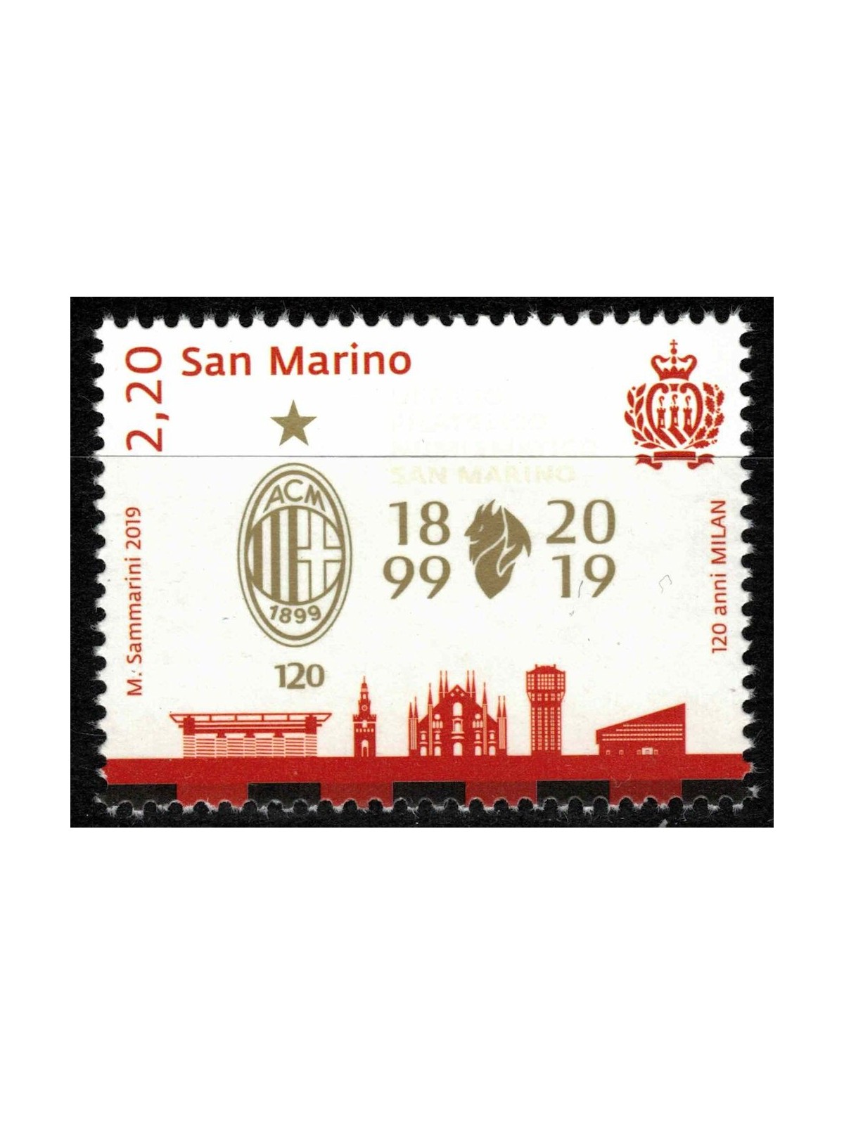 SAN MARINO 2019 Milan MNH**