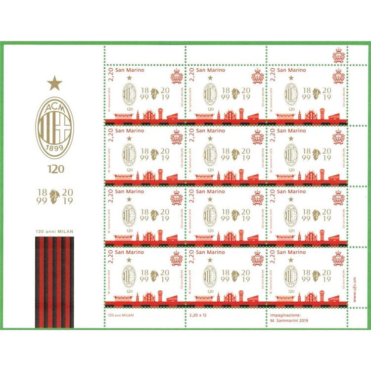 SAN MARINO 2019 Milan MF MNH**