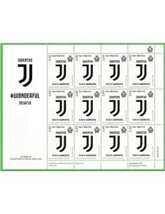 SAN MARINO 2019 Juventus Italian Champion m/s MNH**