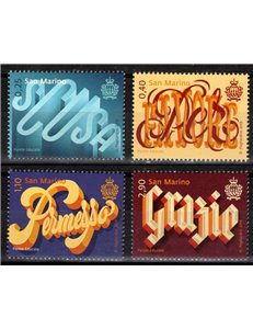 SAN MARINO 2019 Polite words 4v MNH**