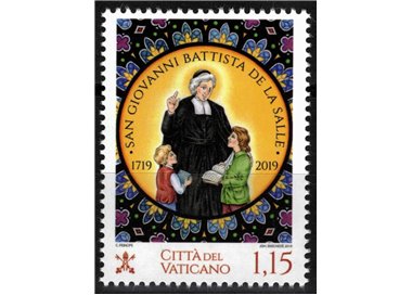 VATICAN 2019 St. John Baptist de La Salle MNH**
