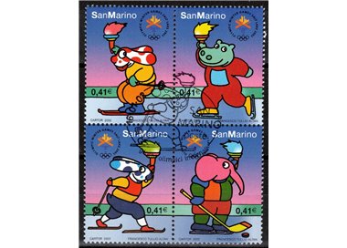 SAN MARINO 2002 Winter Olympics 4v us