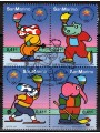 SAN MARINO 2002 Olimpiadi invernali 4v us