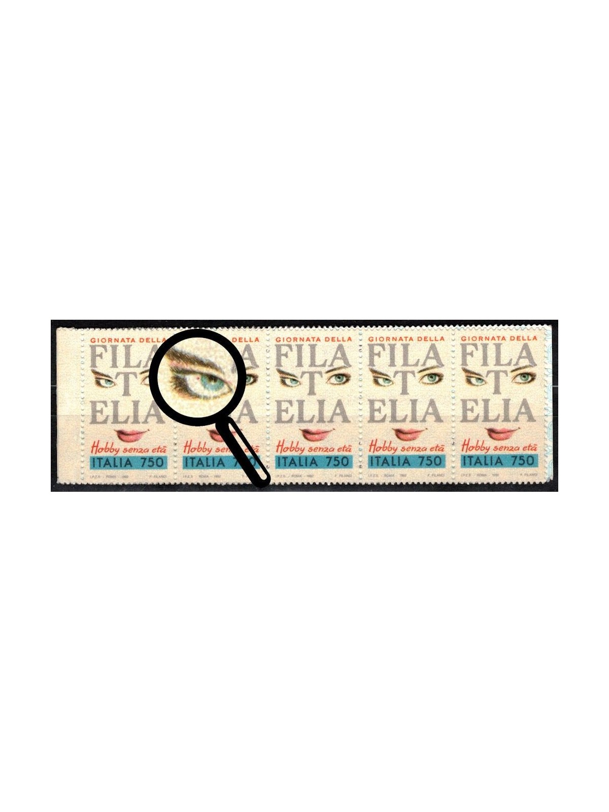 ITALIA 1992 Giornata della filatelia (punto rosso) LB MNH**