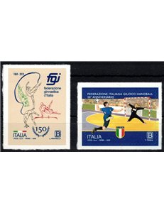ITALIA 2019 Ginnastica e Handball 2v MNH**