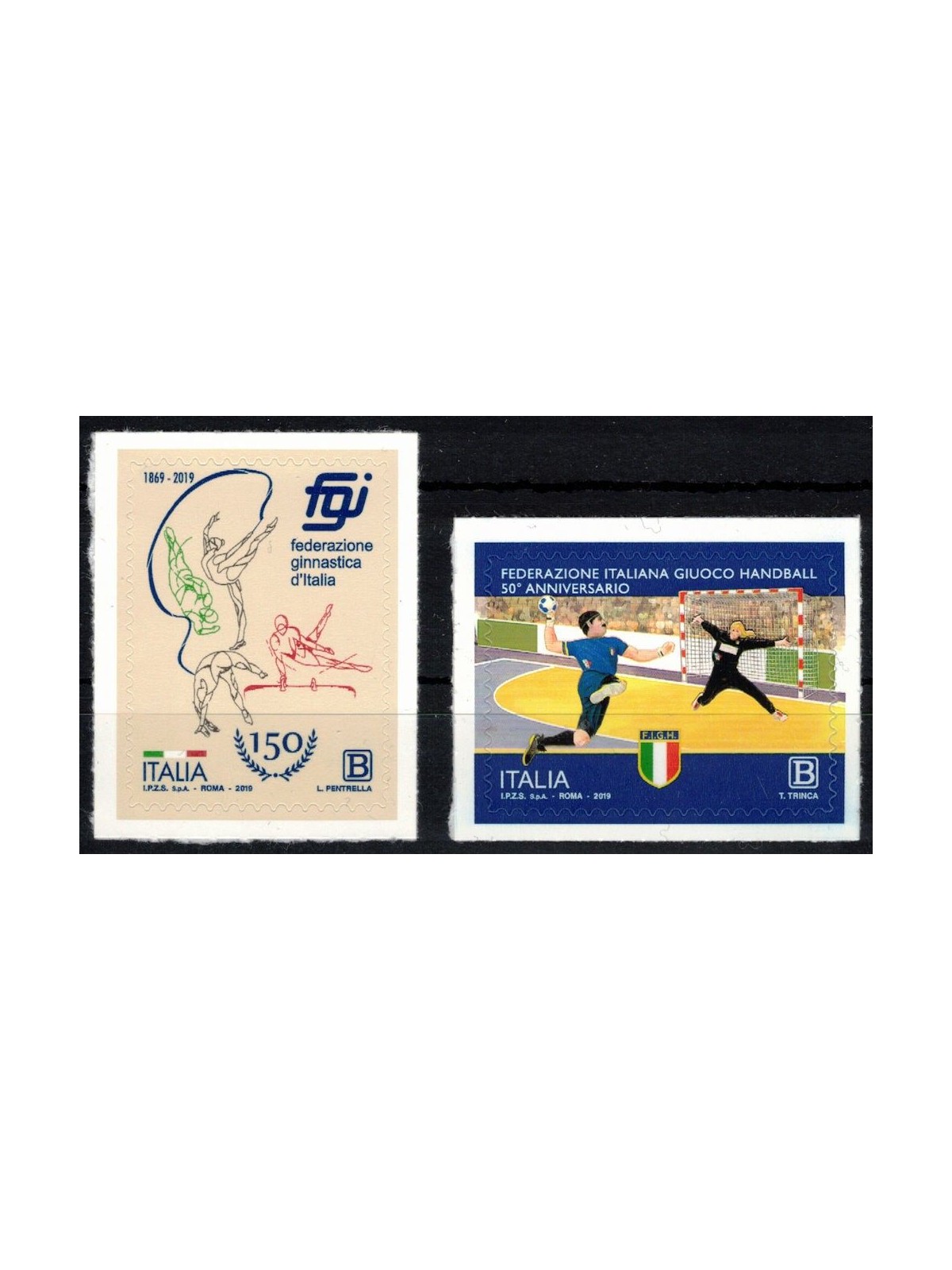 ITALY 2019 Gymnastics and Handball 2v MNH**