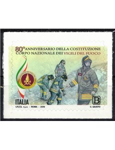 ITALIA 2019 Vigili del Fuoco MNH**