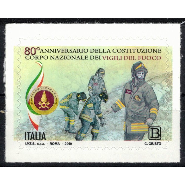 ITALIA 2019 Vigili del Fuoco MNH**