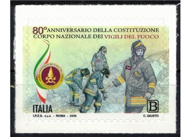 ITALY 2019 Fire Brigade MNH**