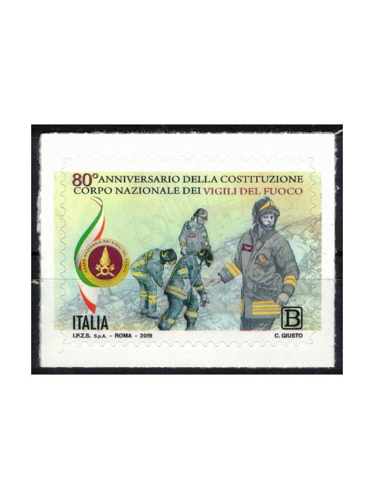 ITALY 2019 Fire Brigade MNH**