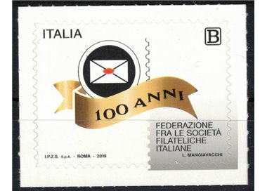ITALY 2019 Italian Philatelic Societies MNH**