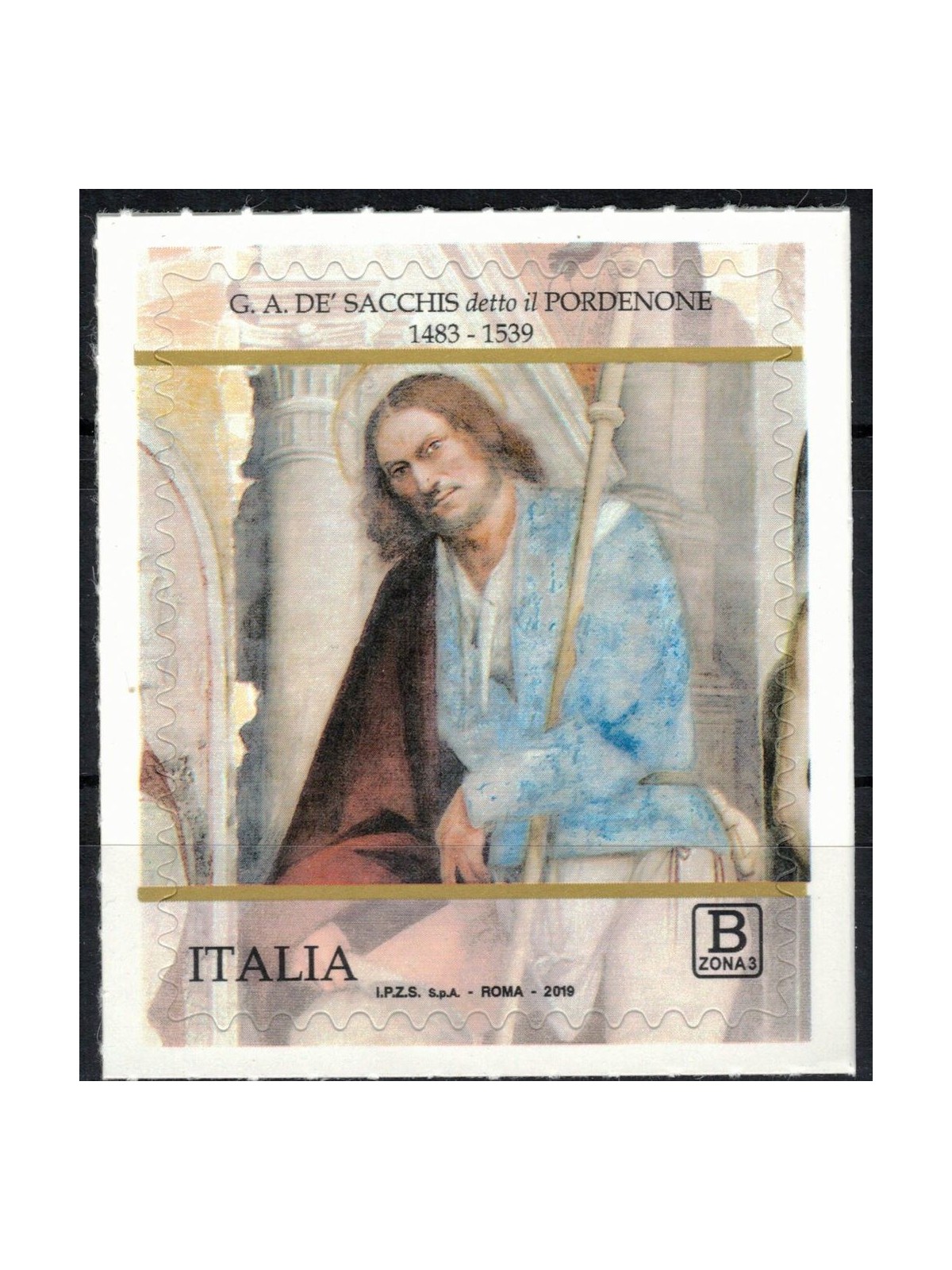 ITALIA 2019 Giovanni Antonio de' Sacchis MNH**