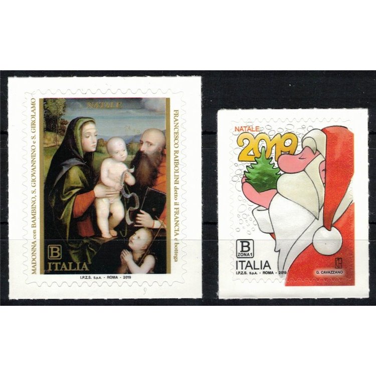 ITALIA 2019 Natale 2v MNH**