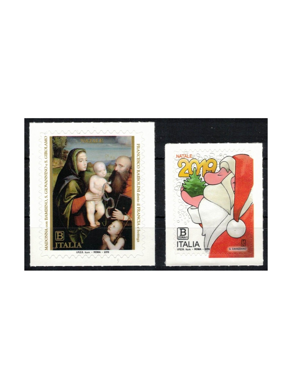 ITALIA 2019 Natale 2v MNH**