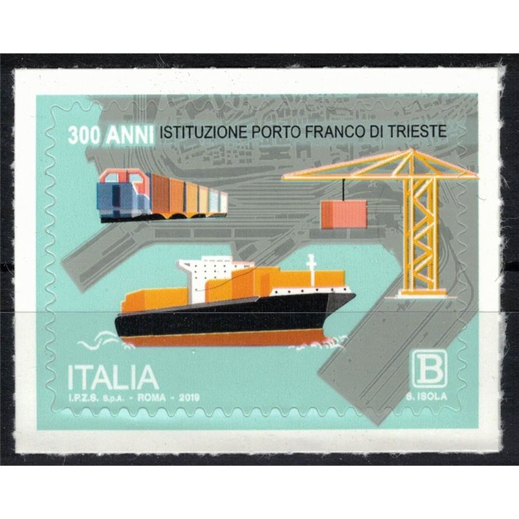 ITALIA 2019 Porto Franco di Trieste MNH**