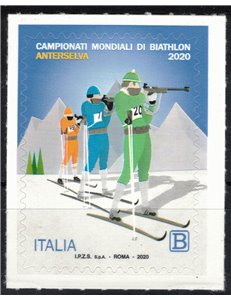 ITALY 2020 Biathlon MNH**