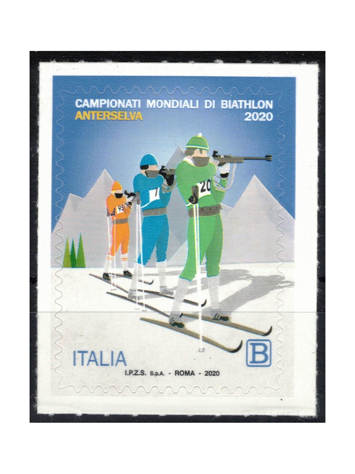 ITALY 2020 Biathlon MNH**