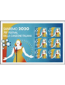 ITALY 2020 Song Festival (Sanremo) m/s MNH**