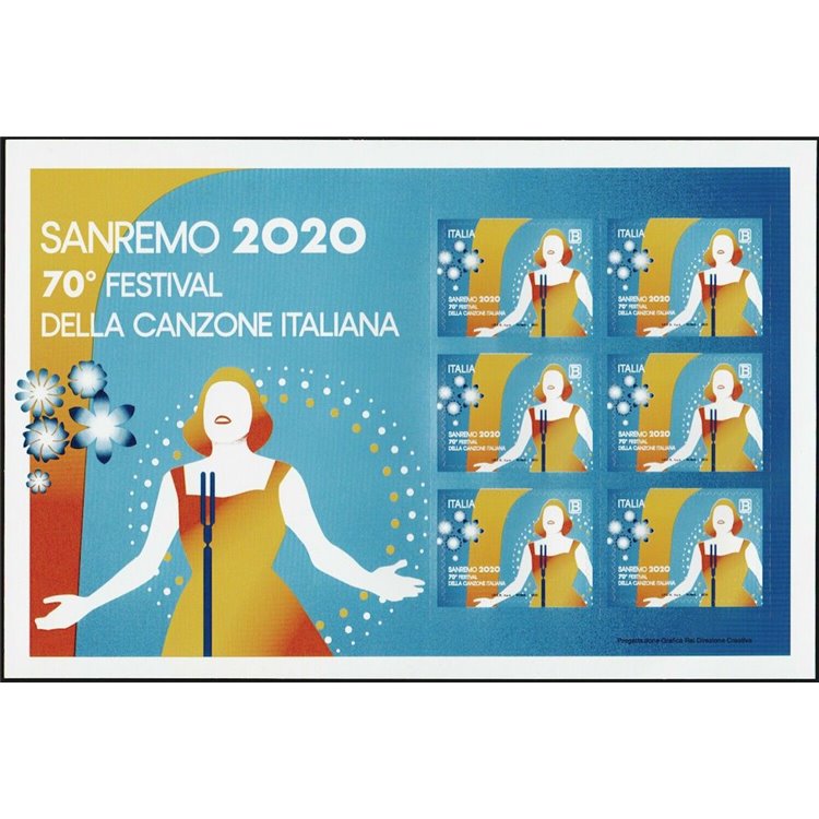 ITALIA 2020 Festival della Canzone (Sanremo) MF MNH**