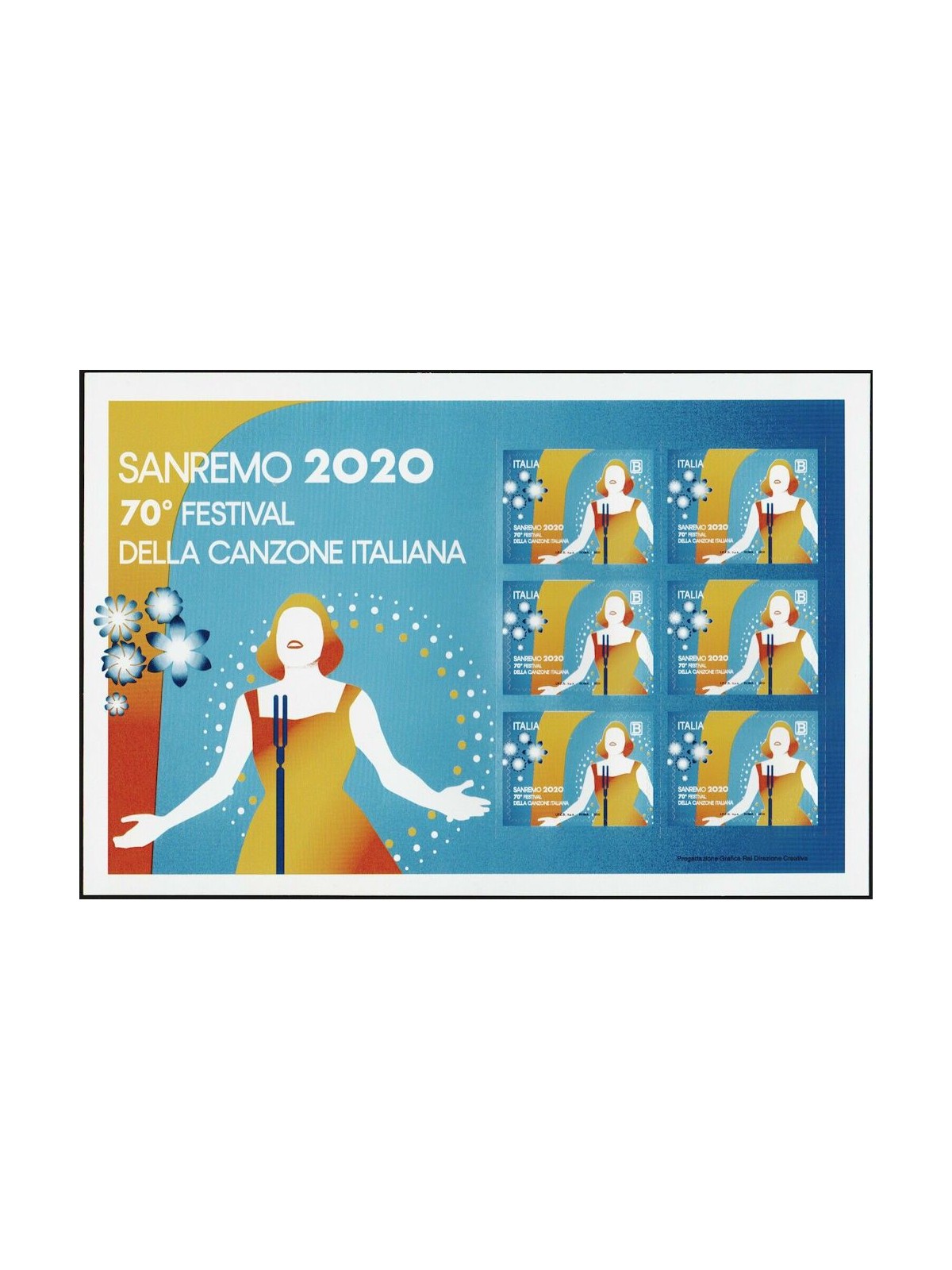 ITALY 2020 Song Festival (Sanremo) m/s MNH**