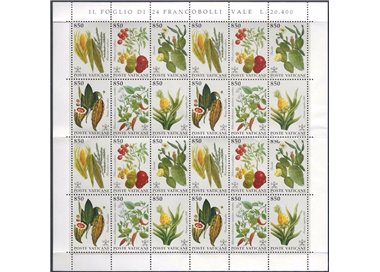 VATICAN 1992 Flora of the New World m/s MNH**