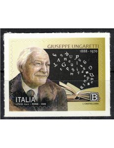 ITALY 2020 Giuseppe Ungaretti MNH**