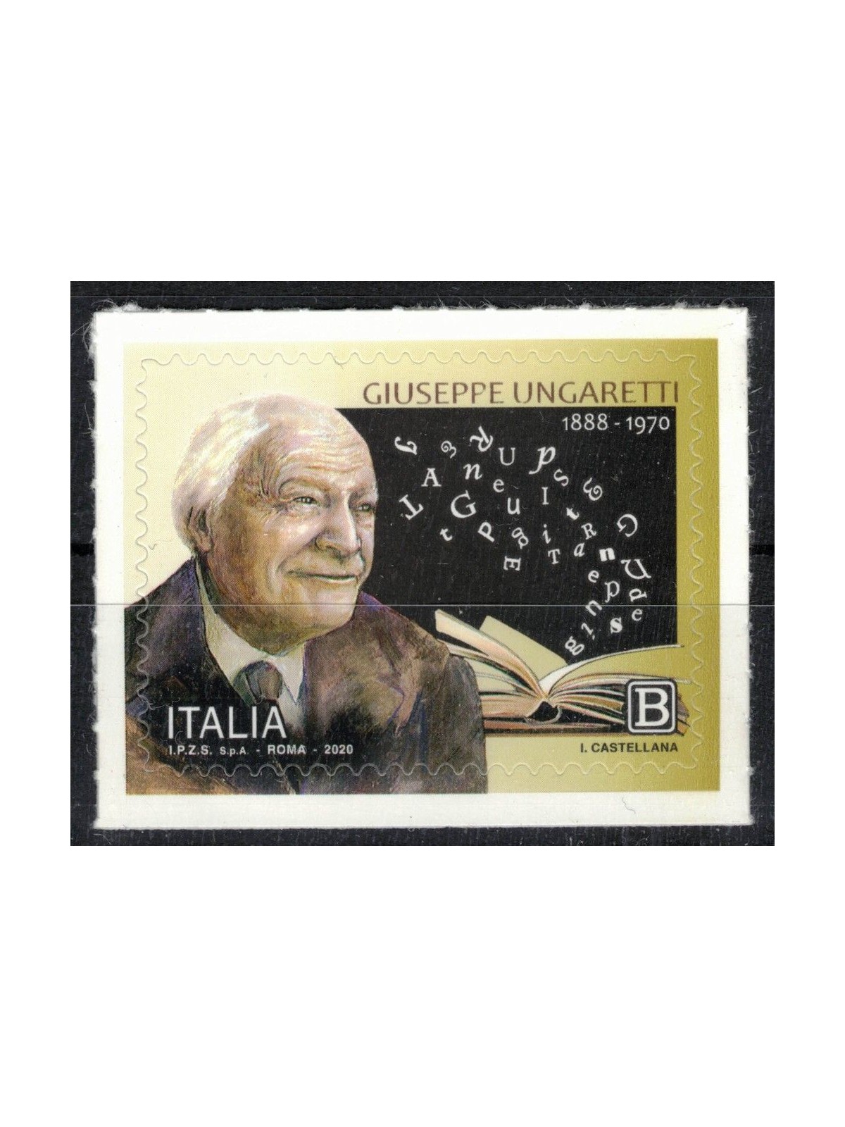 ITALIA 2020 Giuseppe Ungaretti MNH**