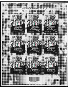 ITALY 2014 Juventus champion of Italy m/s MNH**