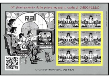 ITALIA 2017 Carosello MF MNH**