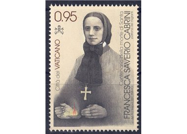 VATICAN 2017 Francesca Saverio Cabrini MNH**