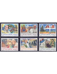 VATICAN 2017 Pope's Travels 6v MNH**