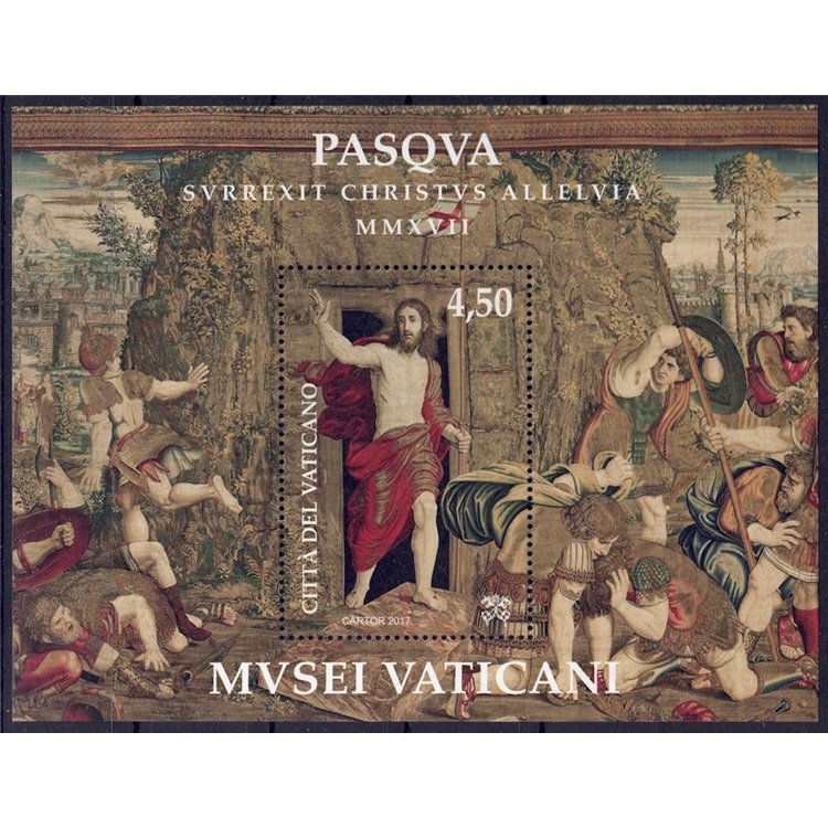 VATICANO 2017 Pasqua BF MNH**