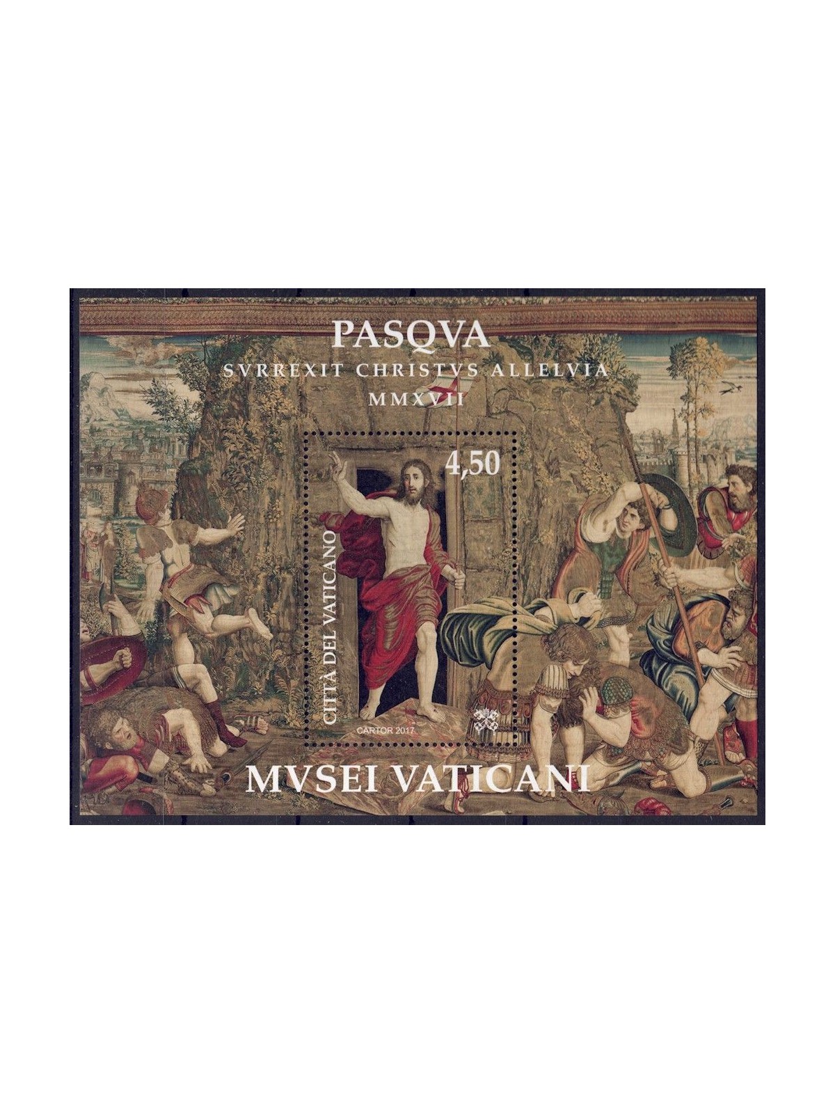 VATICANO 2017 Pasqua BF MNH**