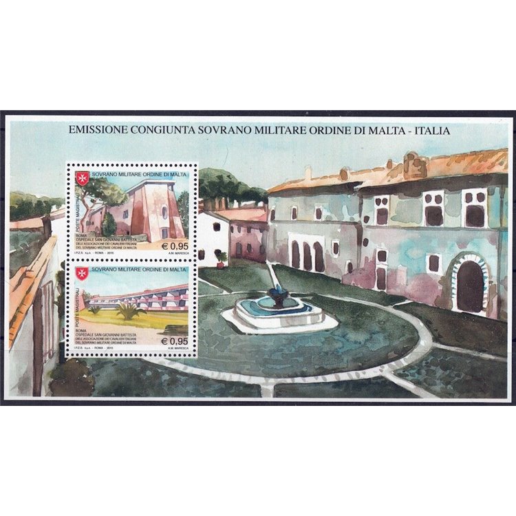 SMOM 2015 S. Giovanni Battista Hospital s/s MNH**