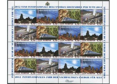 SAN MARINO 2012 Sustainable Energy m/s MNH**