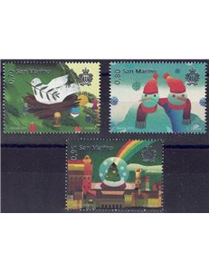 SAN MARINO 2015 Christmas 3v MNH**