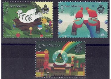 SAN MARINO 2015 Natale 3v MNH**