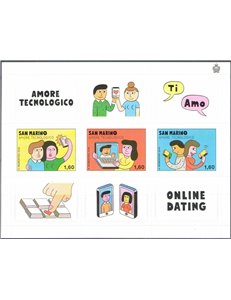 SAN MARINO 2016 Amore tecnologico BF MNH**