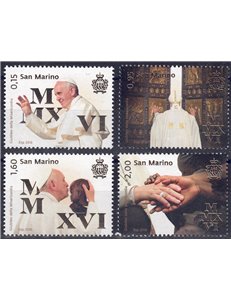 SAN MARINO 2016 Giubileo della misericordia 4v MNH**
