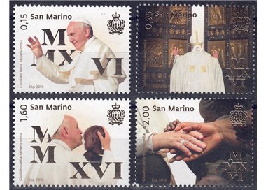 SAN MARINO 2016 Jubilee of Mercy 4v MNH**