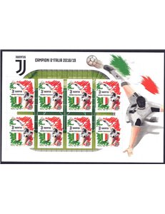 ITALIA 2019 Juventus Campione d'Italia MF MNH**