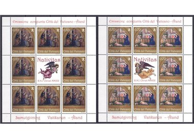 VATICANO 2013 Natale 2 MF MNH**
