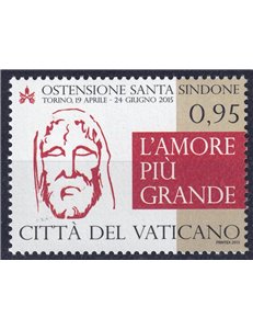 VATICAN 2015 Exposition of the Holy Shroud MNH**